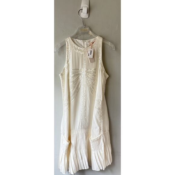 Roberto cavalli white sequins angels silk girls dress size 12 - Picture 16 of 16